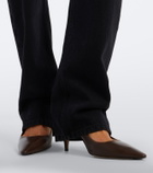 The Row Liisa leather pumps