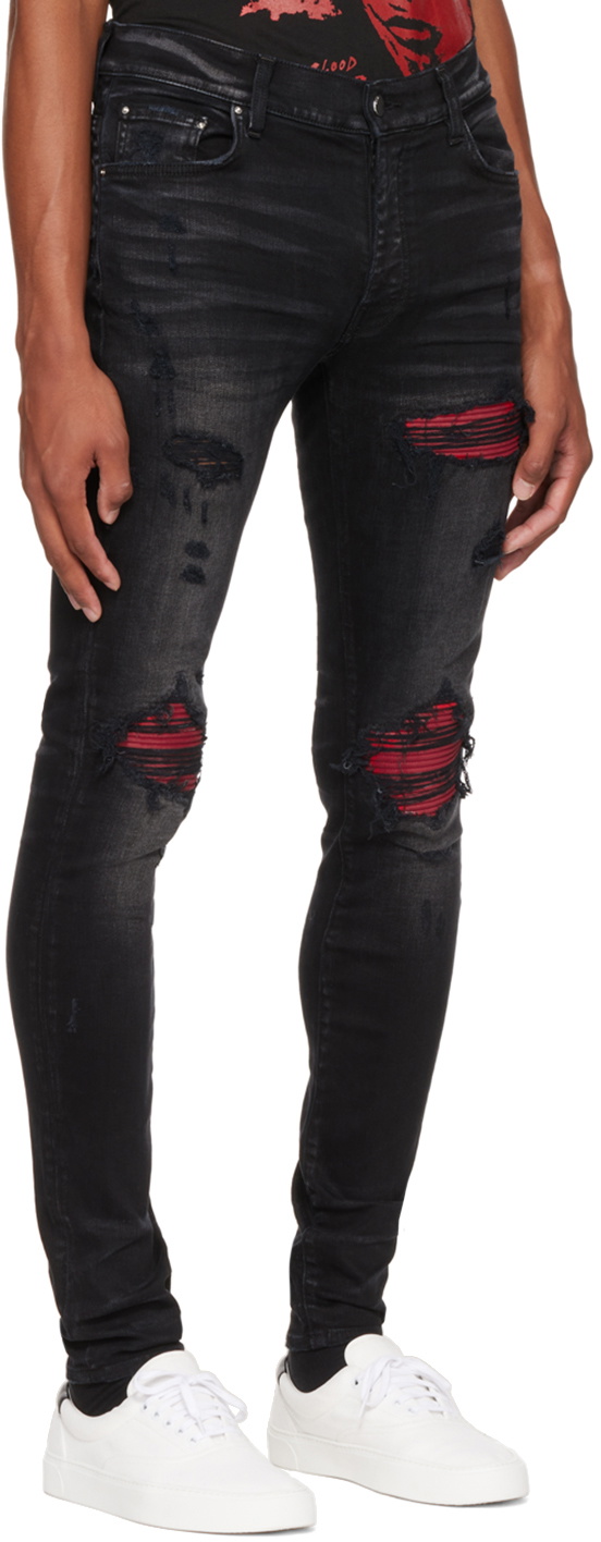 AMIRI Black Ultra Suede MX1 Jeans