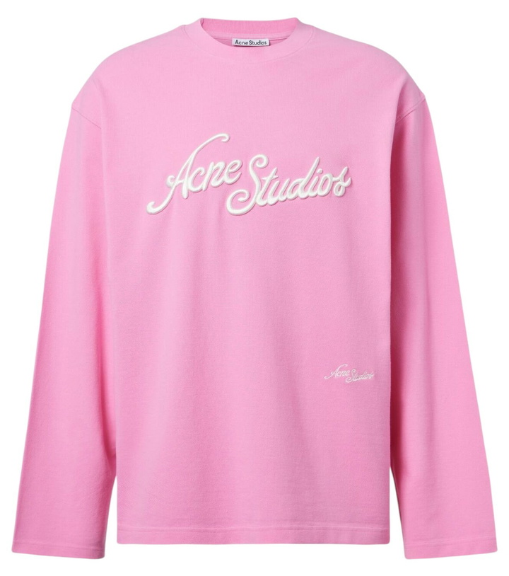 Photo: Acne Studios Logo cotton jersey T-shirt