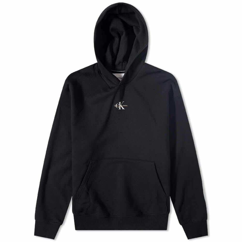 Calvin Klein Black Cotton Men's Hoodie