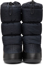 Balmain Black Quilted After Ski Boots
