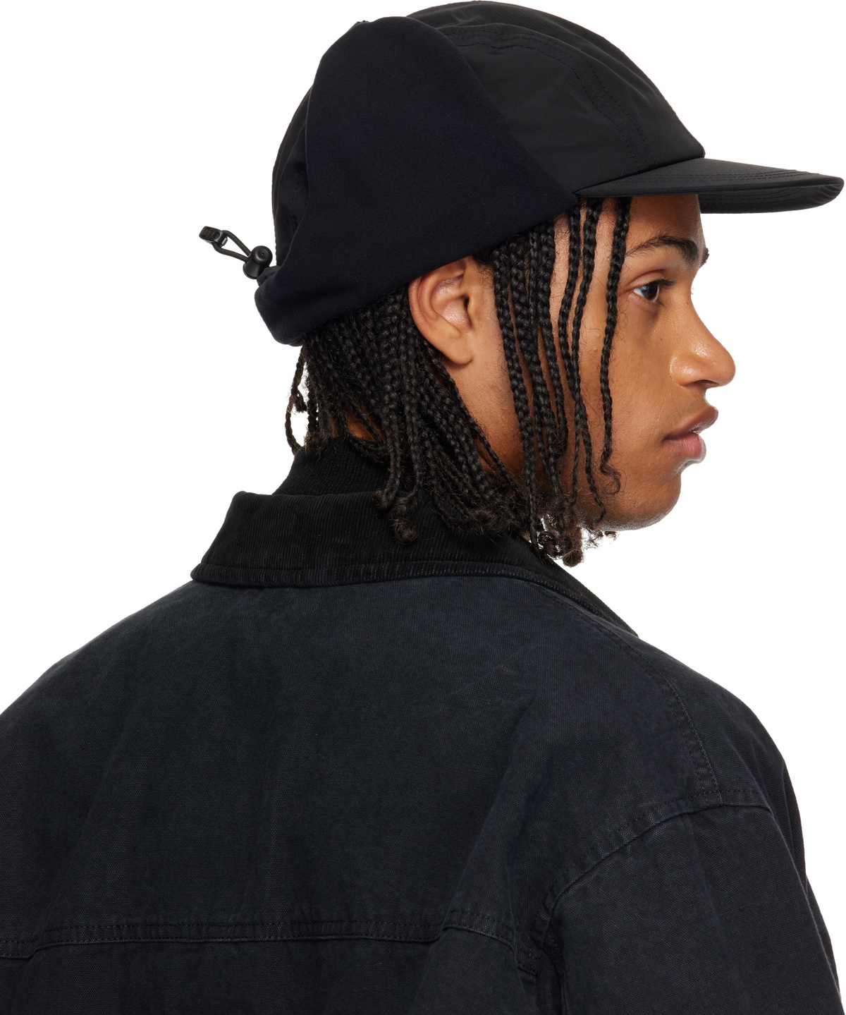 Comme des Garçons Homme Black Fleece Earflap Cap