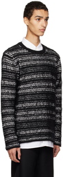 Comme des Garçons Homme Plus Black Stripe Sweater