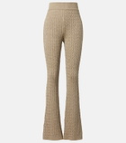 Loro Piana Bihar cashmere-blend flared pants