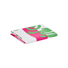 MC2 Saint Barth Microfiber Beach Towel With Fluo Pink Striped Print