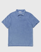 Edmmond Studios Terry Polo Blue - Mens - Polos