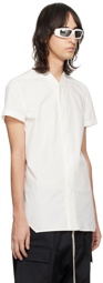 Rick Owens White Golf Shirt