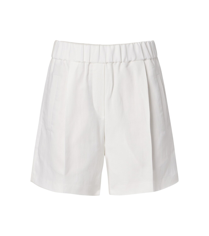 Photo: Brunello Cucinelli High-rise Bermuda shorts