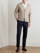 Kingsman - Cashmere and Linen-Blend Cardigan - Neutrals