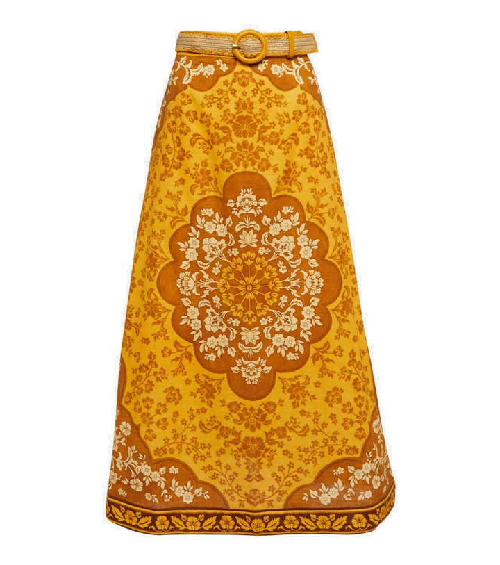 Photo: Zimmermann Raie floral cotton maxi skirt