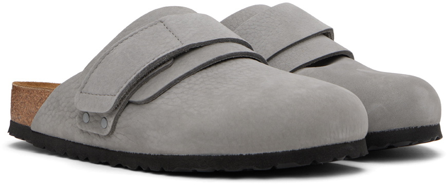 Birkenstock Gray Regular Nagoya Slip-On Loafers Birkenstock display picture 2