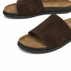Vagabond Shoemakers Women's Effie Suede Slide Sandal in Java