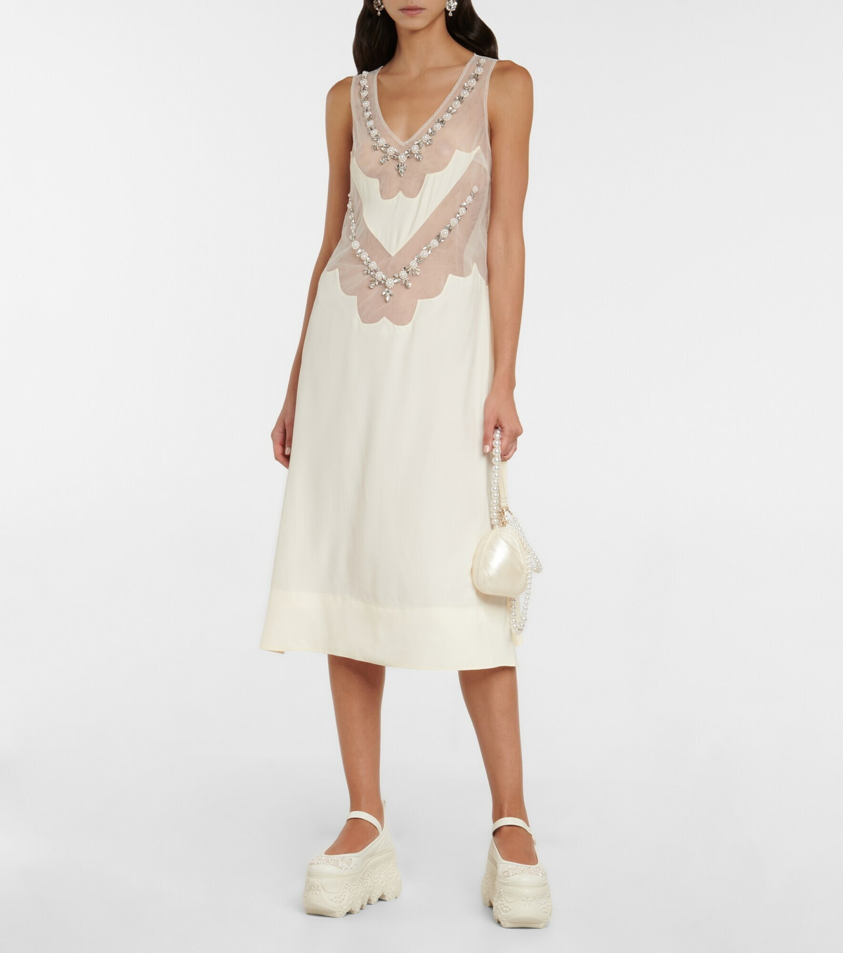 Simone Rocha - Embellished faux pearl clutch Simone Rocha