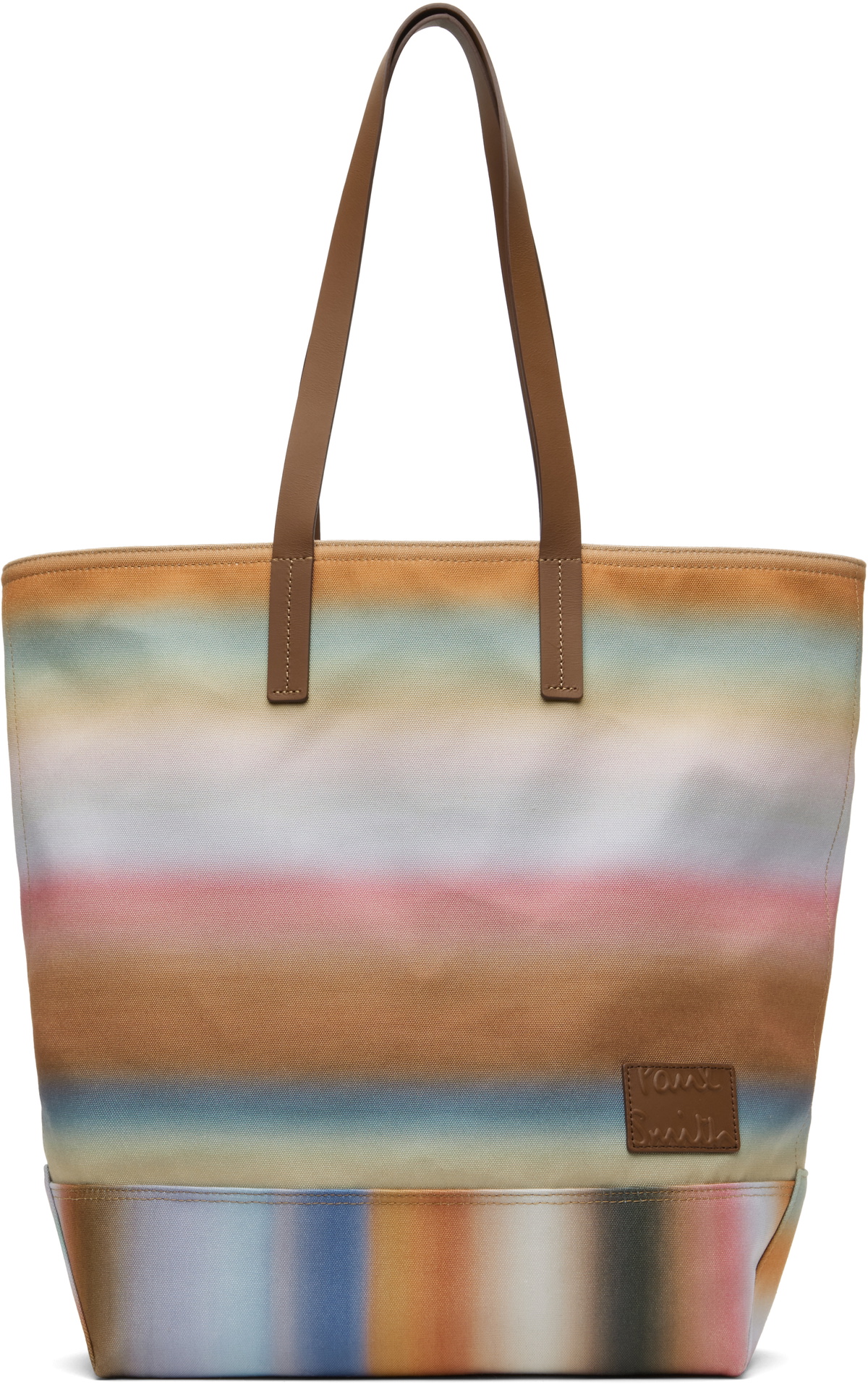 Paul Smith Multicolor Smith Stripe Recycled-Cotton Tote
