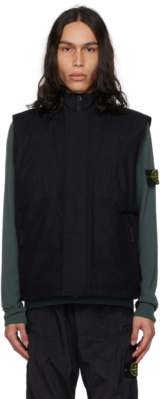 Photo: Stone Island Black Ghost Down Vest