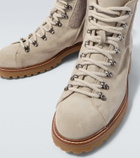 Eleventy Suede lace-up boots