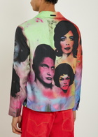 Versace Printed Silk Shirt Multicoloured 1