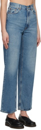 House of Dagmar Blue Wide-Leg Jeans