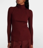 Ferragamo Ribbed-knit wool turtleneck sweater