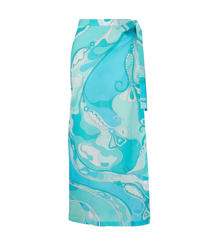 Photo: Pucci Orchidee cotton beach cover-up