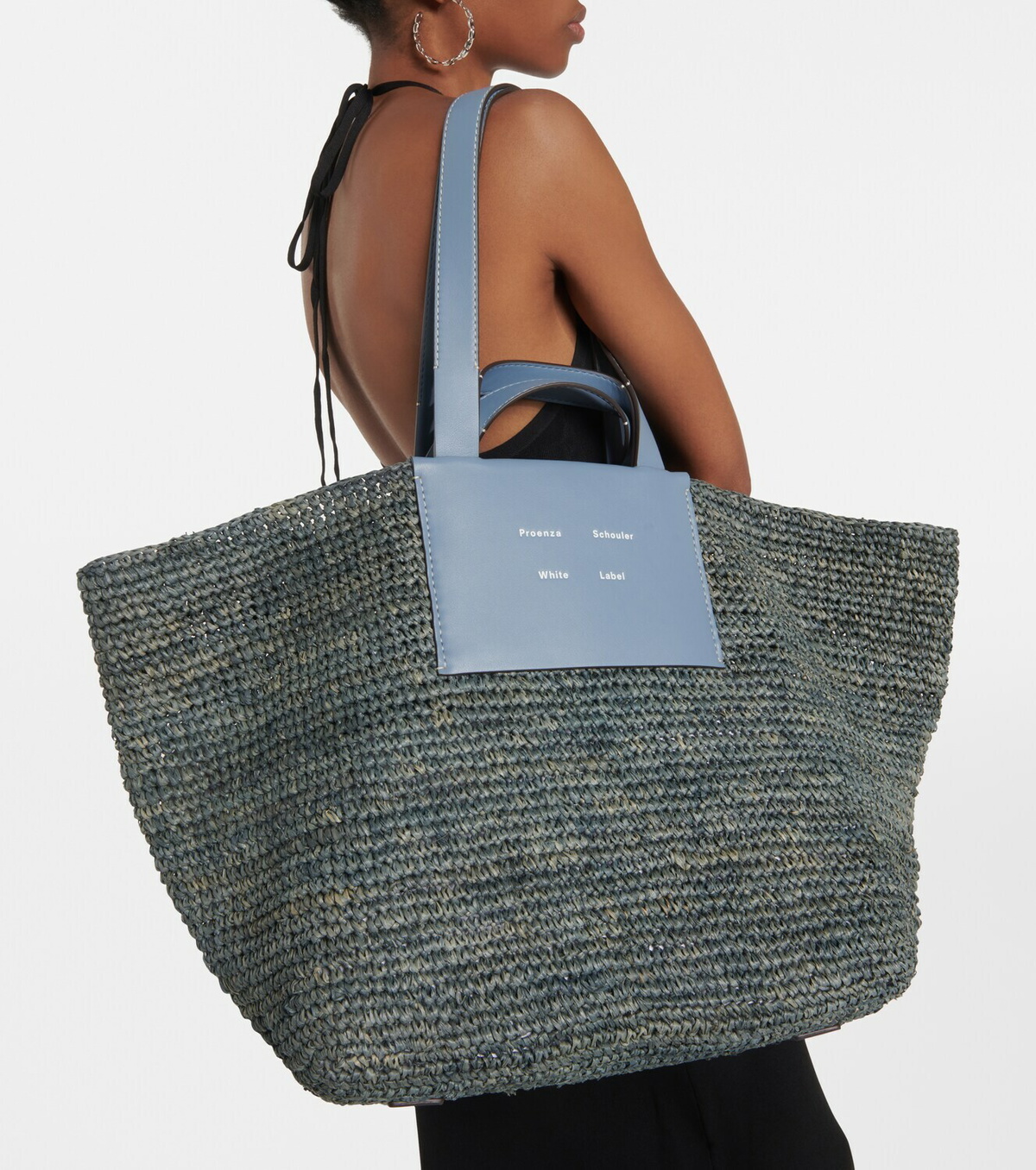 Proenza Schouler - White Label Morris XL raffia tote bag Proenza