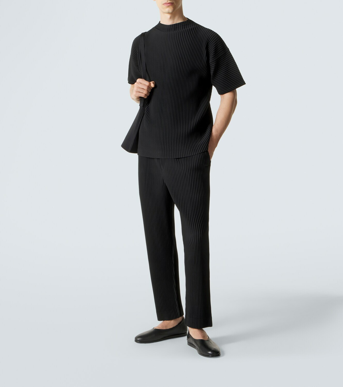 Homme Plissé Issey Miyake Tuxedo Pleats straight pants