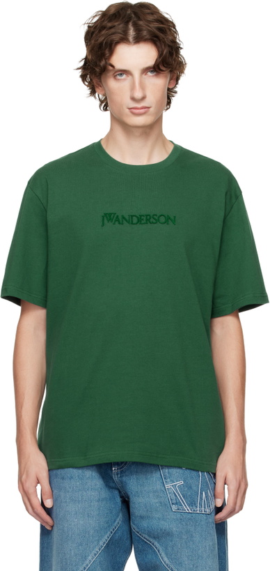 Photo: JW Anderson Green Logo Embroidery T-shirt