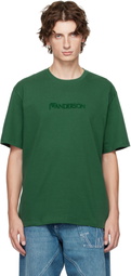 JW Anderson Green Logo Embroidery T-shirt