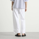 Róhe Women's Rohe Baggy fit turn-up denim in Optic White