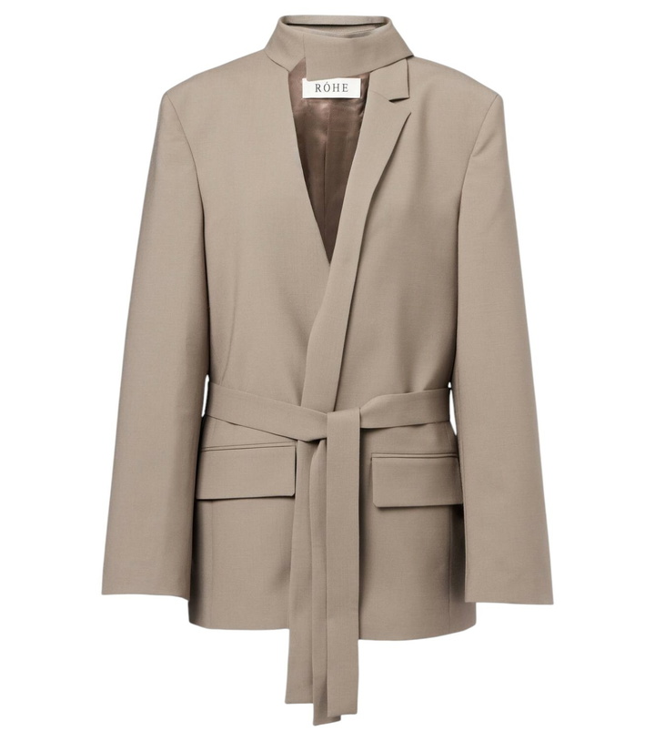 Photo: Róhe Deconstructed belted blazer