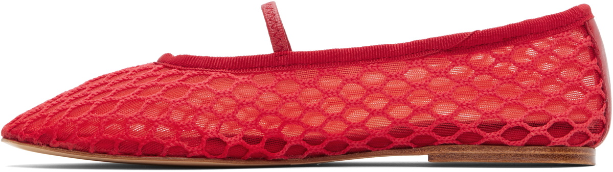 A.P.C. Red Swan Ballerina Flats