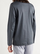 ZIMMERLI - Cotton-Jersey Pyjama T-Shirt - Gray - S