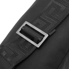 Versace Leather Embossed Greek Logo Waist Bag