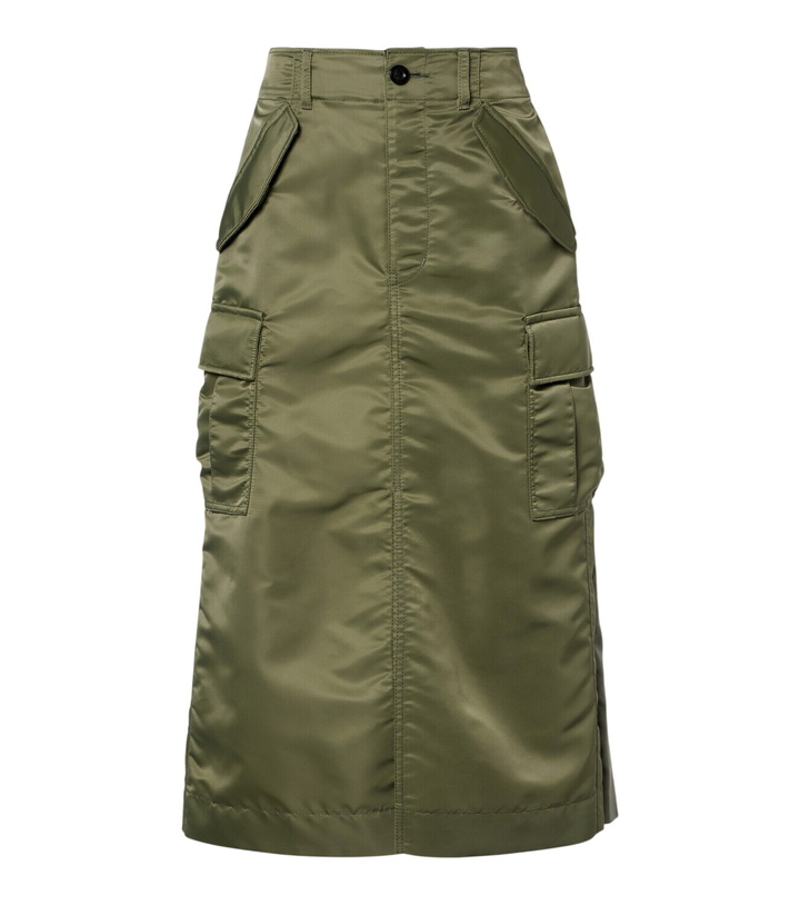Photo: Sacai Pleated miniskirt