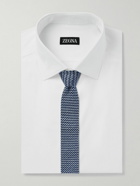 Zegna - Cotton-Blend Twill Shirt - White