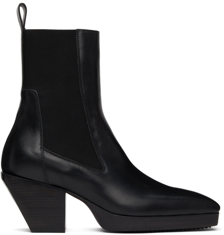 Photo: Rick Owens Heeled Silver Boots