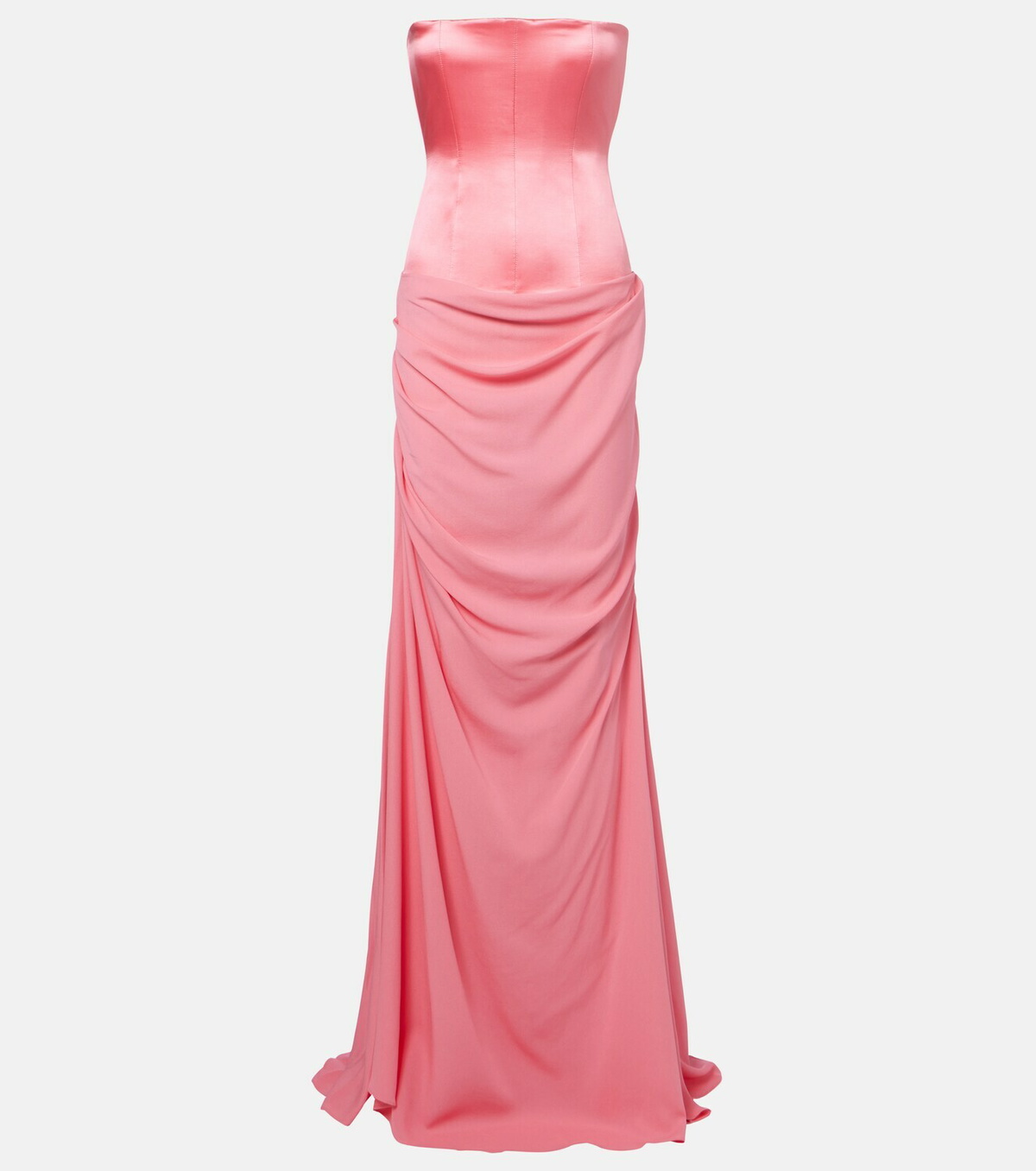Alex Perry Draped silk gown