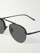 SAINT LAURENT - Aviator-Style Metal Sunglasses