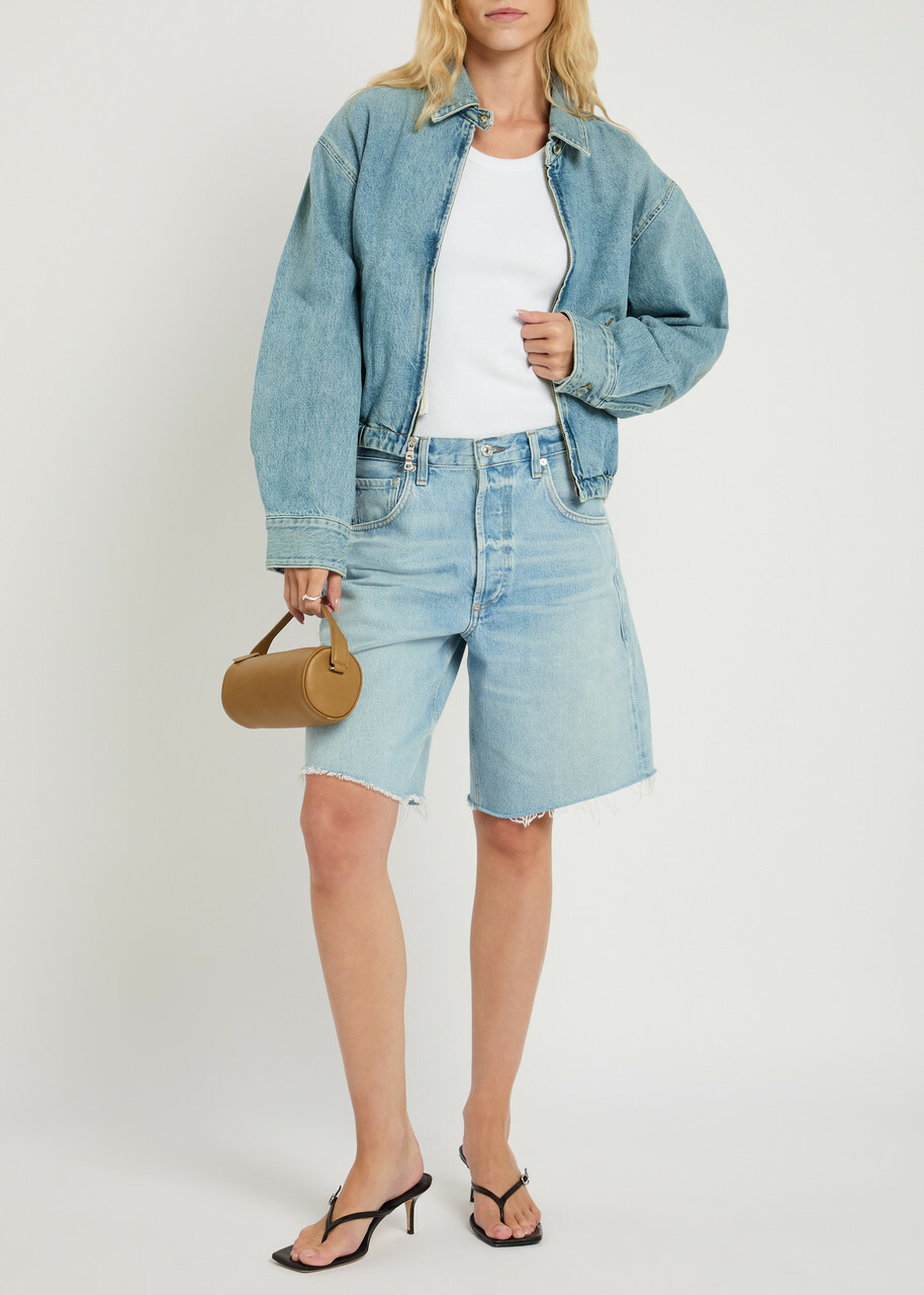 Agolde Nile Denim Jacket Blue