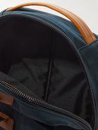 Master-Piece - Link Leather-Trimmed Nylon-Twill Backpack