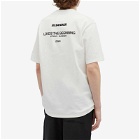 Jil Sander Men's Back Logo T-Shirt in Coconut