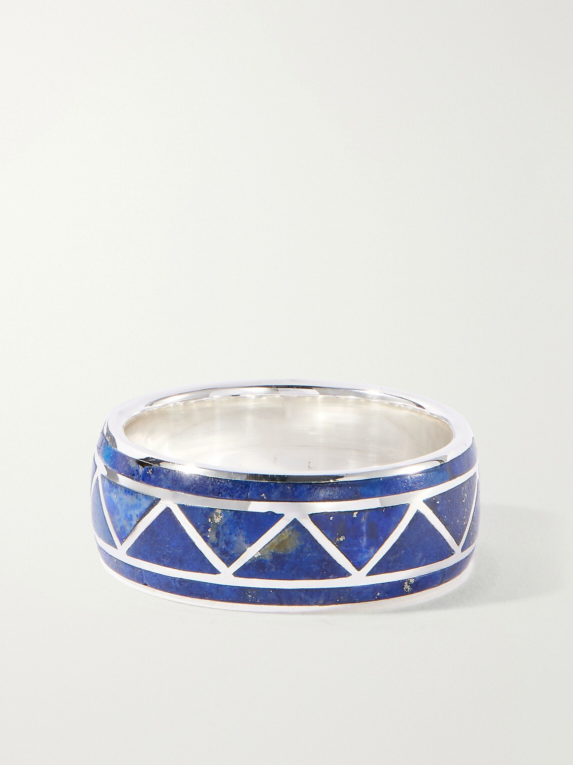 Peyote Bird - Valley Sterling Silver and Lapis Ring - Blue