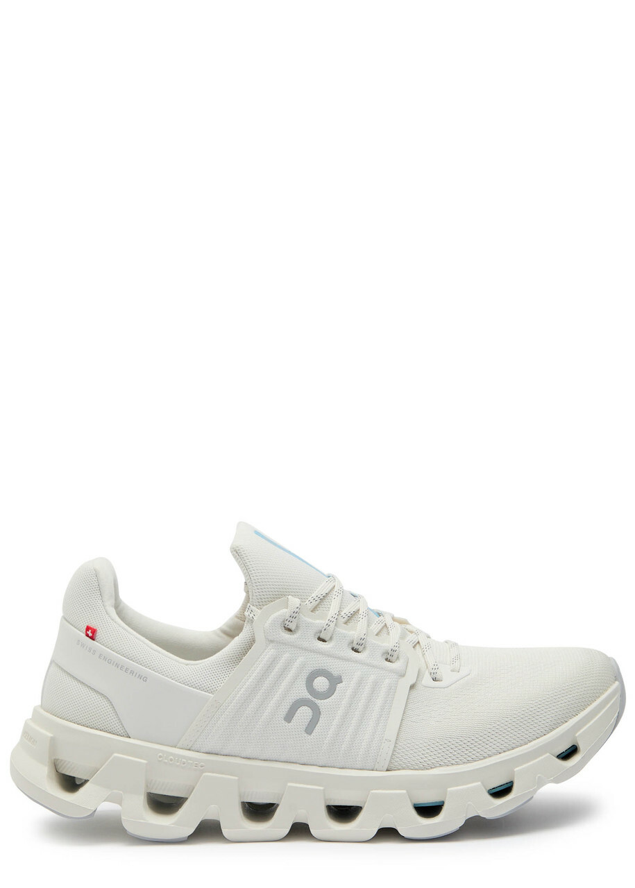 ON Cloudswift 4 AD Panelled Mesh-knit Sneakers Cream