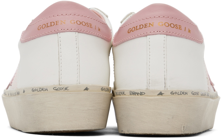 Golden Goose White & Pink Hi Star Sneakers Golden Goose