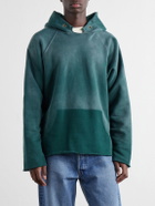 Les Tien - Cotton-Jersey Raglan Hoodie - Green
