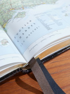 Smythson - Large Croc-Effect Leather World Atlas