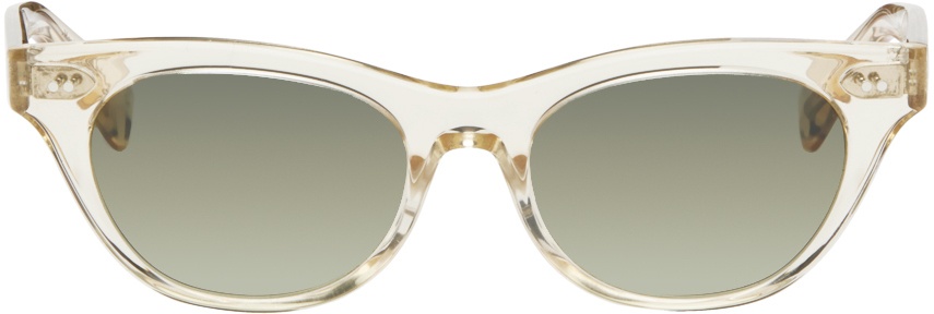 Photo: Oliver Peoples Beige Avelin Sunglasses