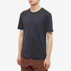 Maison Margiela Men's Classic Garment Dyed T-Shirt in Dark Charcoal