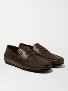 Tod's - City Gommino Leather Penny Loafers - Brown