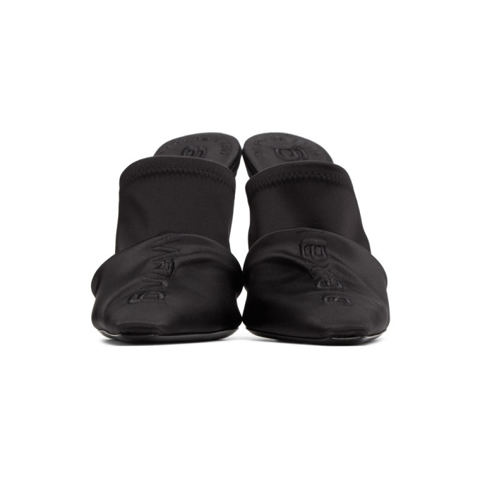 Alexander Wang Black Satin Vanna Mules Alexander Wang